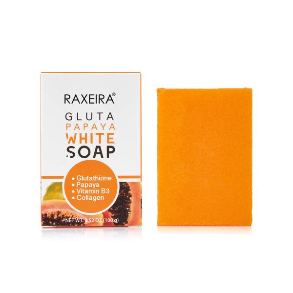 OEM Glutathione Papaya White Organic Handmade Soap Skin Brightening Dark Spots Removal