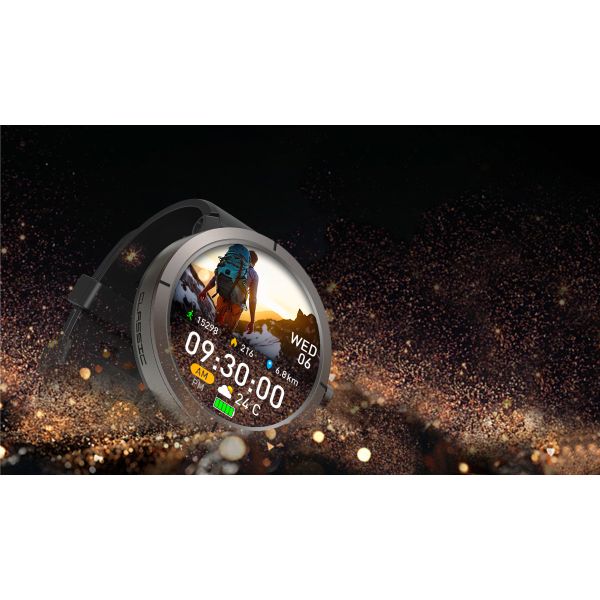 DM76 Smart Watch 1.32inch AMOLED HD Display,DPI:466*466 With GPS And Flash 256Mb