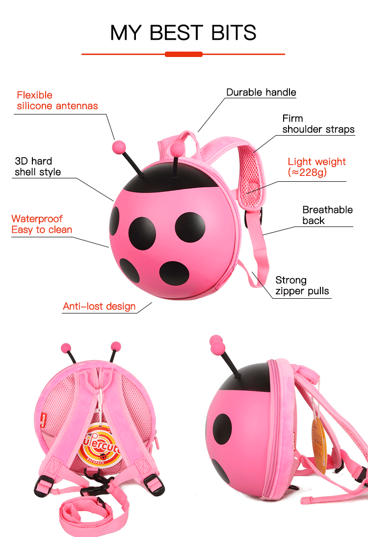 Custom High Quality 3d Eva Waterproof Kids Anti Lost Backpack Toddler Kids Bag