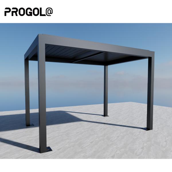 Easy Assembly Waterproof Aluminum Pergola With Automatic Open And Close System
