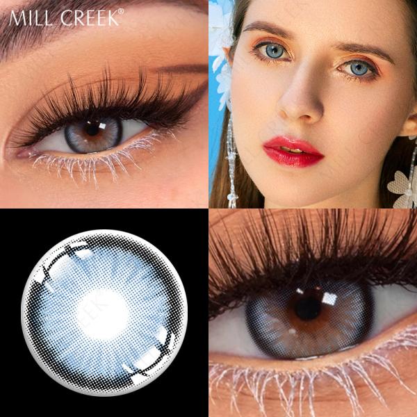 Cosmetic Tinted Daily Contact Lenses Mystic Blue Color Contact Lenses