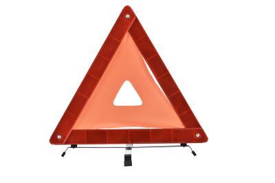 Iron Material Car Warning Triangle 348g Gross Weight With Deep Red Color