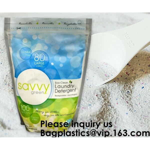 ULTRA CLEAR STAND UP POUCH WITH ZIPPER & EURO SLOT MEASURING SCOOP SEALERS VACUUM POUCHES MAILER BAGS CUSTOM & PRINTED