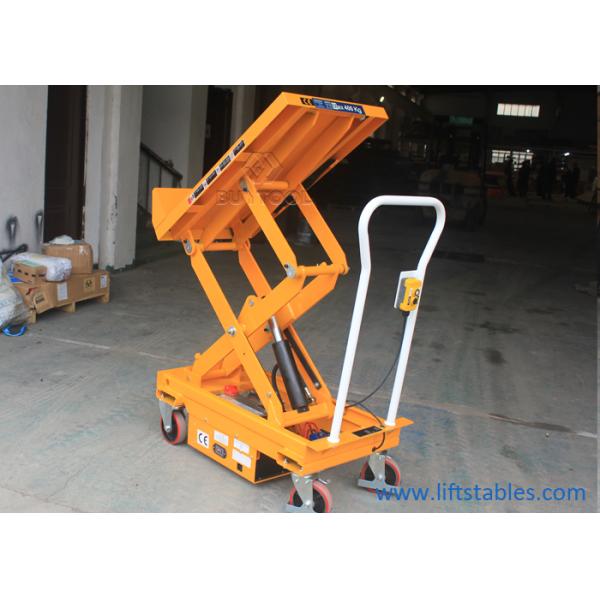 Ligue Q345B de aço 45 graus semi - o móbil elétrico Scissor a tabela de elevador com inclinação