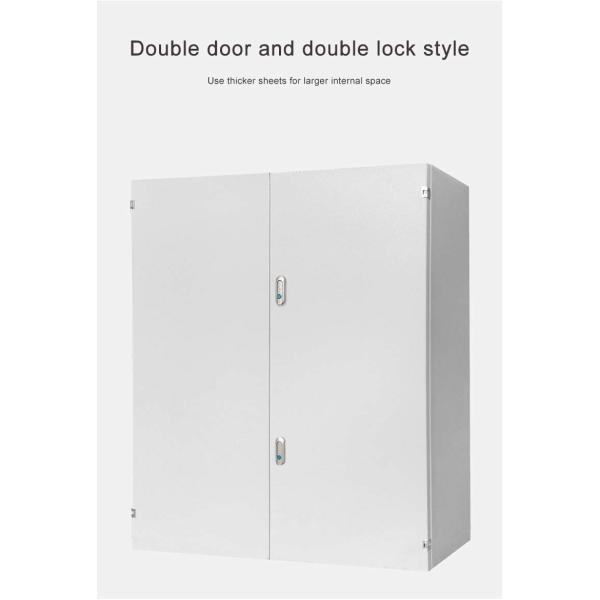 Steel Electrical Junction Box Indoor & Outdoor Electrical Enclosure Box Wall Mounted Waterproof&Dustproof Metal Box