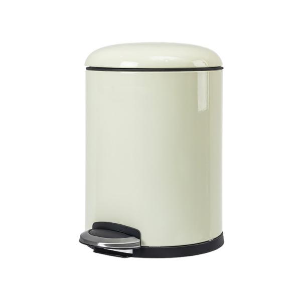 Hotel & Restaurant Waste Bin Round Stainless Steel Pedal Trash Can