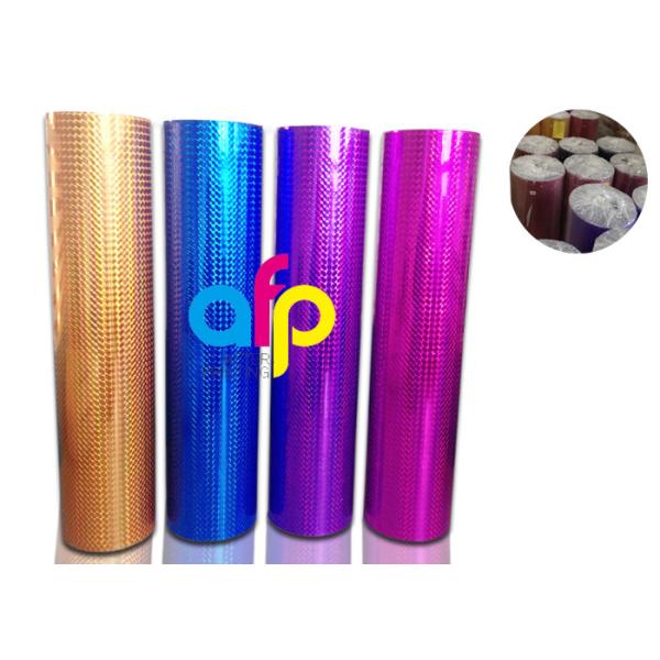 18micron-50micron Laser Holographic Film Printable Over 42dynes Both Sides Corona Treated