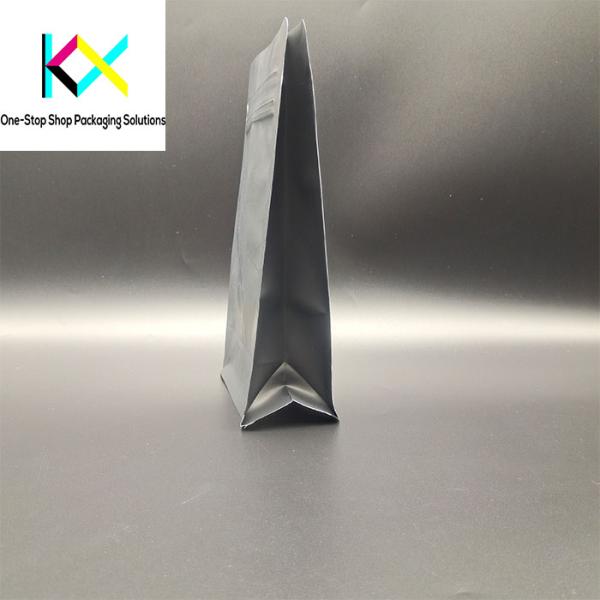 Custom Logo Printed Mylar Aluminum Foil Bags Flat Bottom Plastic Coffee Bag