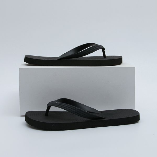 Sandales tongs basiques pour hommes, hauteur de talon plat, adaptées à l'eau, pour la pêche