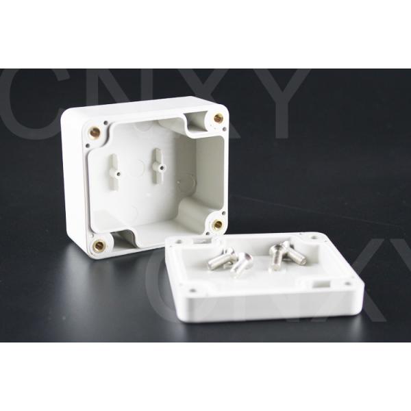 Screw locking IP65 grey lid plastic junction box 64*58*35mm electrical junction box