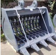 Grande liga de aço resistente de Bucket Q355B da máquina escavadora da capacidade 1.5cbm