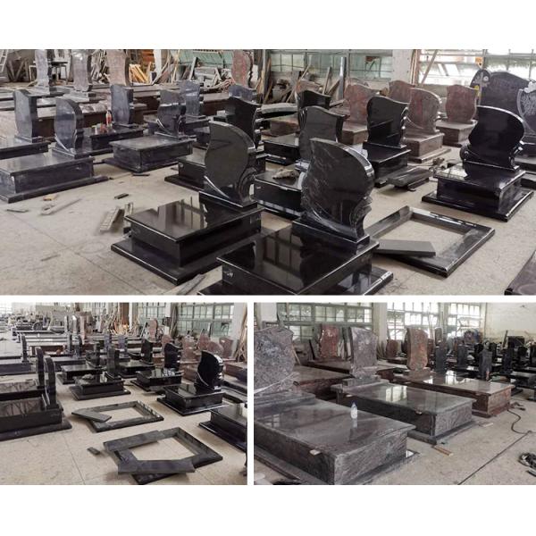 Outdoor Cemetery Custom Headstone for Baby Girls Memorial Granite Gravestone
