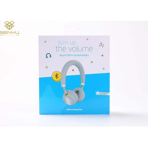 Blue Headphone Handmade Mobile Accessories Packaging Box