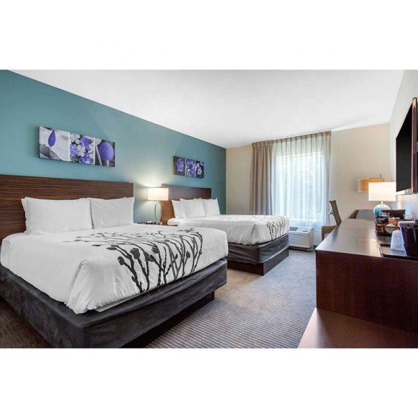 Modern Design Simply Stylish Sleep Inn Wood Hotel Bedroom Furniture Sets 5 Star Standard Contemporary Idm Hotel Furniture Sets