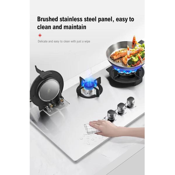 Electronic Ignition Gas Burner 2 3 4 5 6 Burner Cooker Stove Fashion Built-in Gas Hob