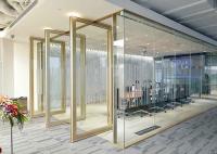 Glass Door Pivot Door Revolving Dimming Smart Door Customized Partition Wall With Door