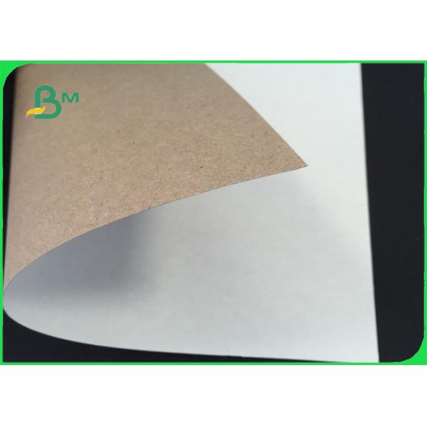 Крафтлинер повторно использованное 140гсм бело- верхнее для рифленой упаковки