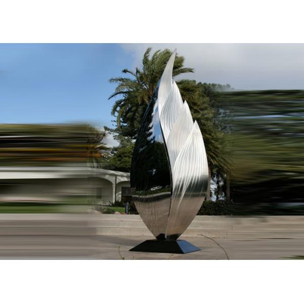 Stabilité de corrosion polie par décoration d'acier inoxydable de sculpture en