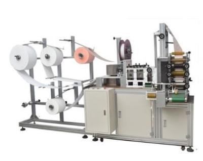 PLC Control Medical Mask Making Machine , Disposable Face Mask Machine