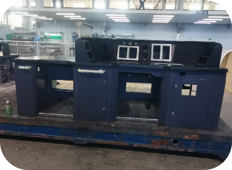 Export model electric locomotive driver's cab control panel