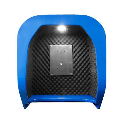 Vandal Proof Acoustic Phone Hood / Soundproof Phone Booth For Noisy Industry