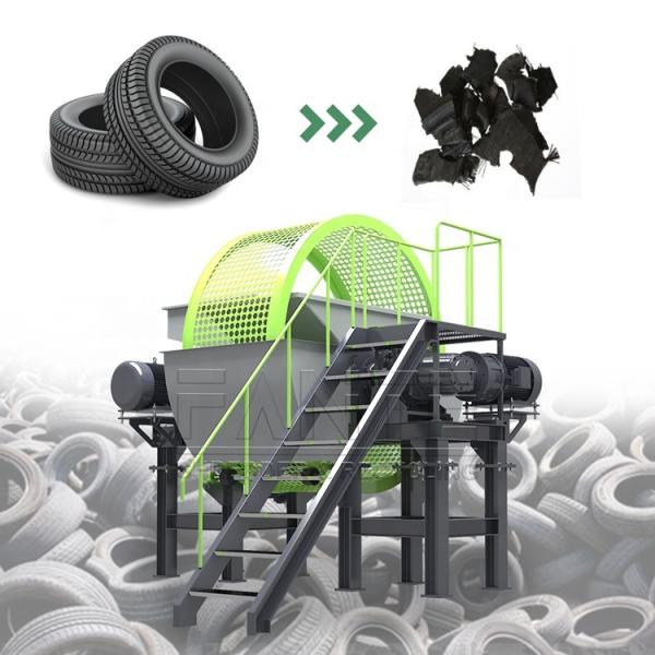 Model 1000 Efficient Tyre Shredder Machine for Quick and Stable Tire Recycling
