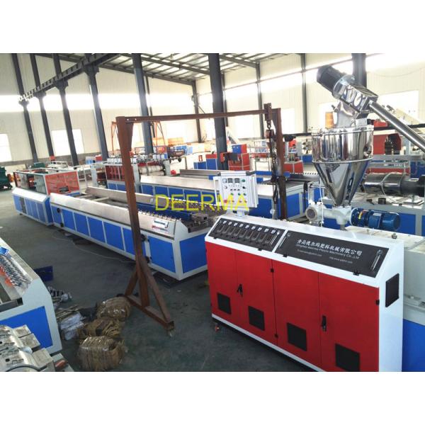 Twin Screw PVC Cable Trunk Making Machine for Speed Production