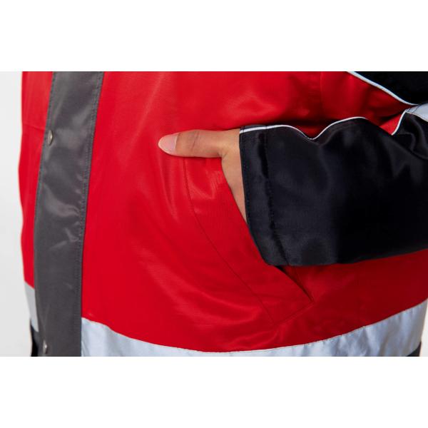 Polyester Cotton Winter Workwear Clothing Interweave Padded Jacket