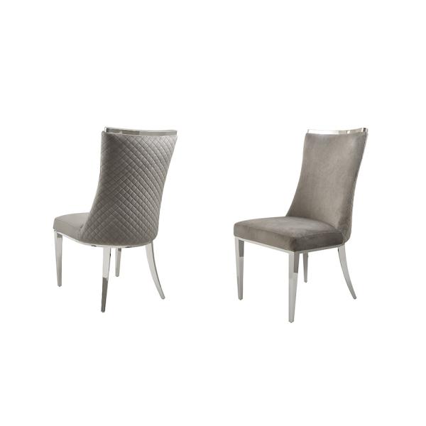 Kitchen Fabric Upholstered Dining Chair Abrasion Resistant Durable