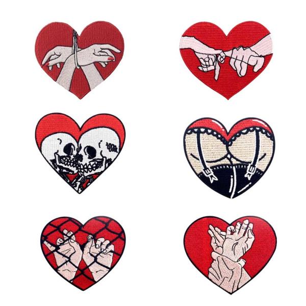Love And Sex Pinky Swear cute iron on patches Personalized Color