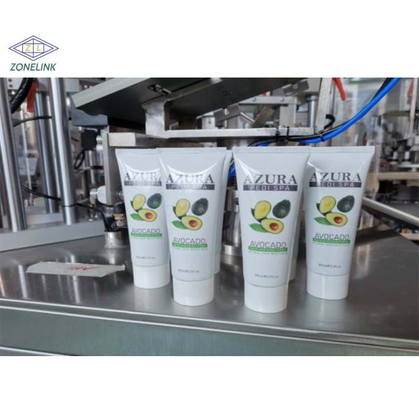 Máquina de enchimento cosmético multifuncional de tubo de pomada e vedação