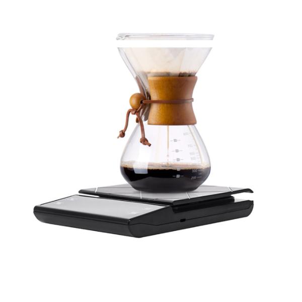 3KG/0.1g Kitchen LCD Digital Coffee Scale with Timer Hand Punch Drip Coffee Features 5KG Household Scale Battery Powered