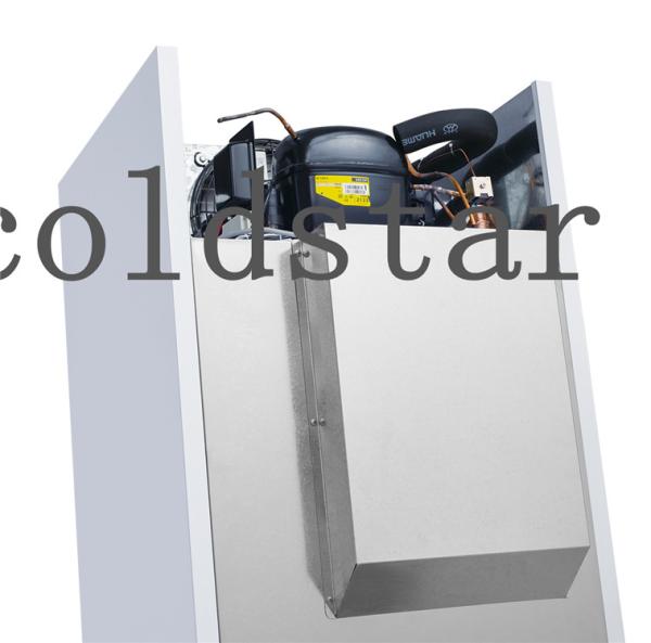 Supermarket Vertical Ice Cream Refrigerator Glass Door Meat Display Freezer