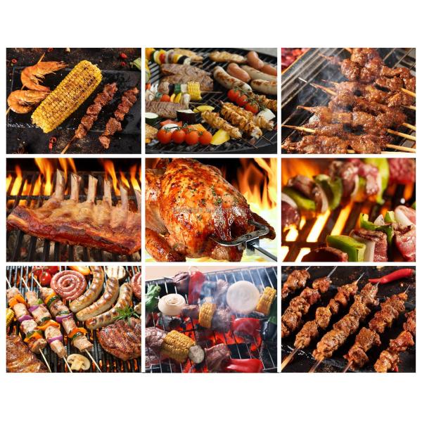 Кухня на открытом воздухе 6 1 горелки Газовые грилы с боковым горелкой CE/TUV/LFGB сертифицированные