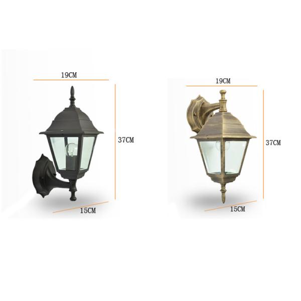 Waterproof American LED Wall Porch Lights Creative Outdoor Garden Street Villa Lamp retro light (WH-VR-80)