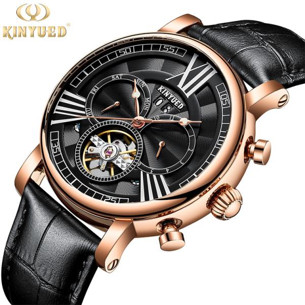 22cm Strap Girth Mens Mechanical Watches 30M Daily Waterproof