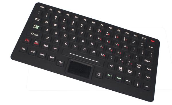 89 el contraluz sellado dinámico de las llaves IP65 iluminó el teclado con el panel táctil
