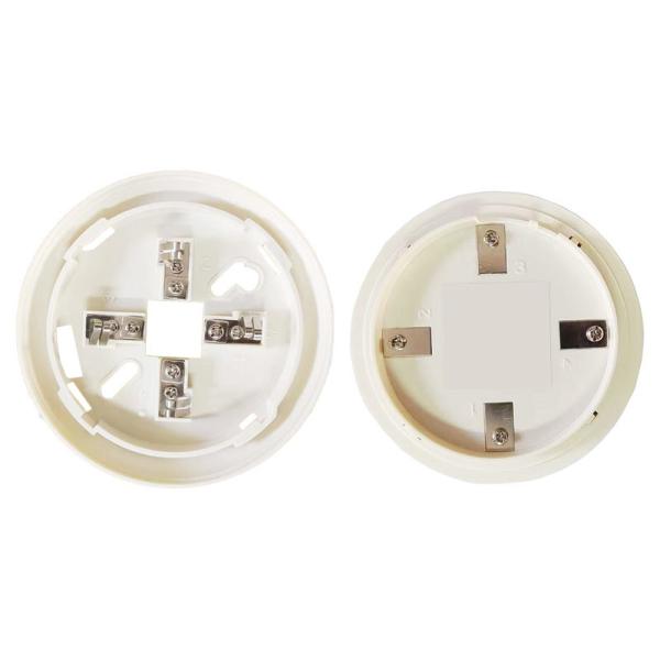 4-Wire Photoelectric Smoke Detector with DC 9-28V Relay Output and 80 dB Alarm for Substation Fire Alarm System