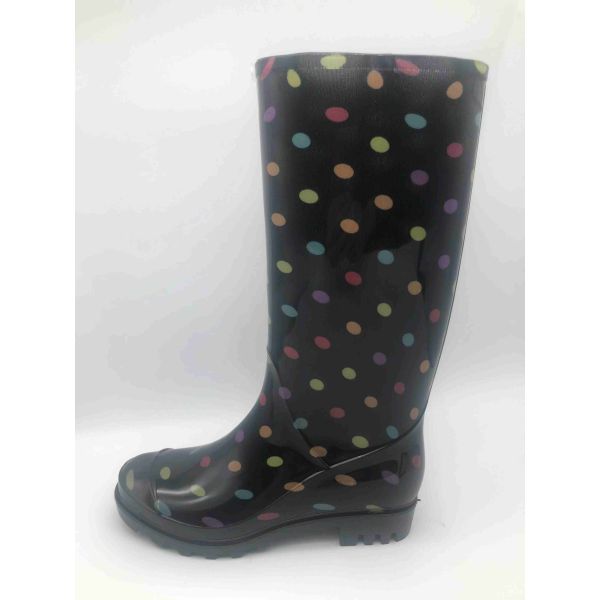 Bottes de pluie en Pvc pour femmes Chelsea style Wellington Bottes de cheville pour femmes