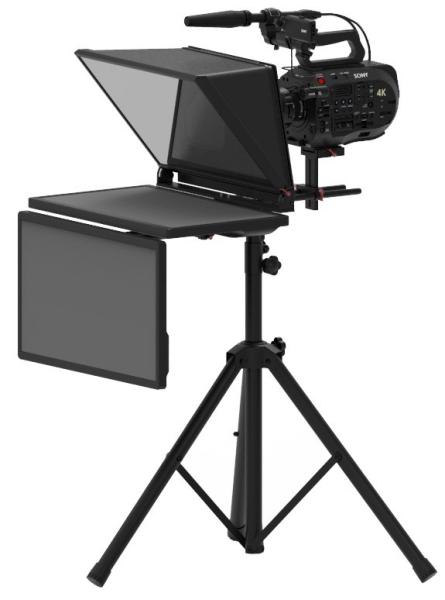 Camera Teleprompter 22 inch Dual Screen with Remote Controller and Studio Software