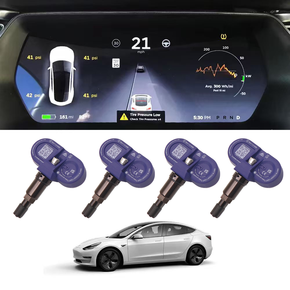 TPMS Tire Pressure Monitoring Sensor for Tesla Cars Bluetooth Tire Pressure Sensor for Model3/Y/S