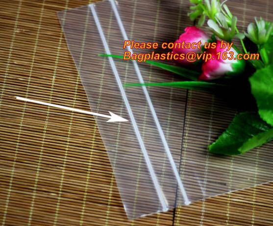 resealable double track zipper plastic bag, Double Track zipper locking bags/ k bags, reclosable plastic package d