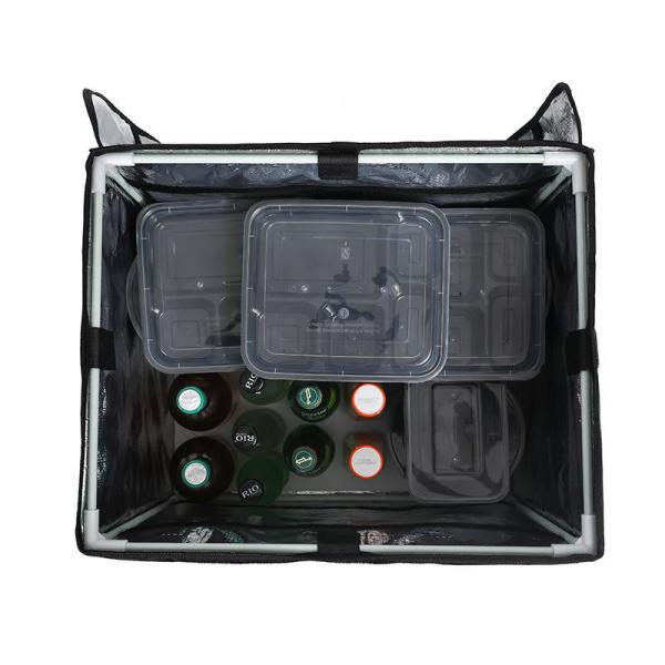 62L Extra Large Cooler Bag Car Ice Pack Insulated Thermal Lunch Pizza Bag Fresh Food Delivery Container Refrigerator Bag
