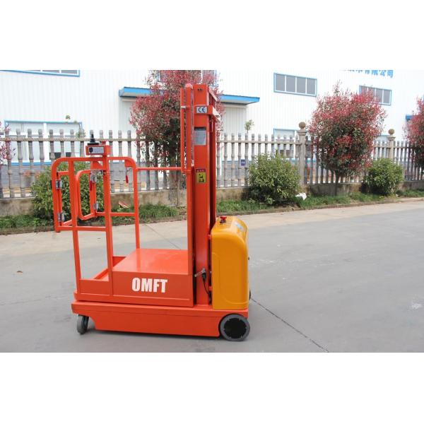 Order Picking with High Altitude Warehouse Order Picker and 1500mm Min. Turning Radius