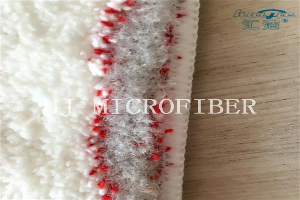 O espanador coral feito malha das cabeças do espanador da tela do velo de Microfiber espanador liso acolchoa essencial home
