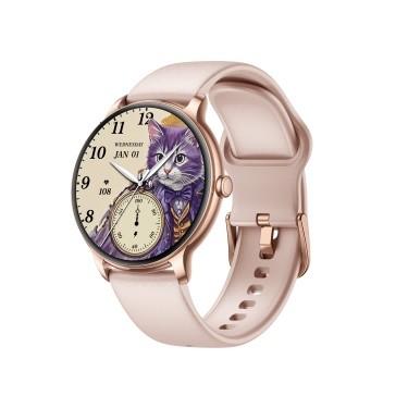 KW326 1.32 AMOLED Elegance Style Feather-Light Ergonomics - 8mm Rounded-edge  Fashion Smart Watch