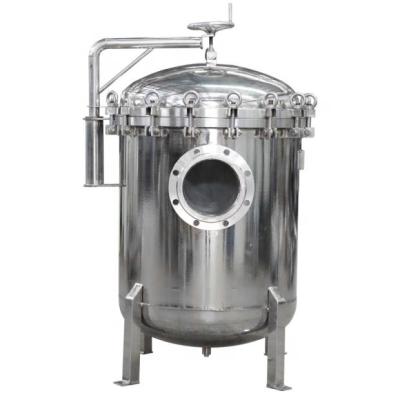 VITON Seal Alta filtragem Conexão de flange de aço inoxidável Casas de filtro de sacos duplos