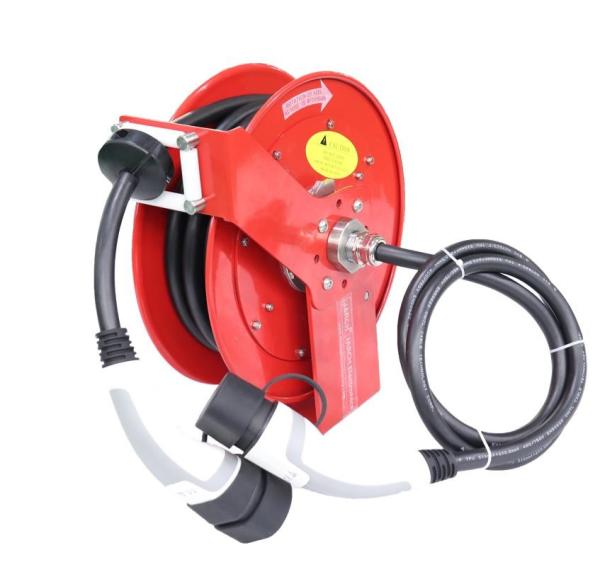 15m/20m/25m/30m Wall/Ceiling/Floor Car Charge Cable Reel with Stainless Steel/Aluminum Hose Connector
