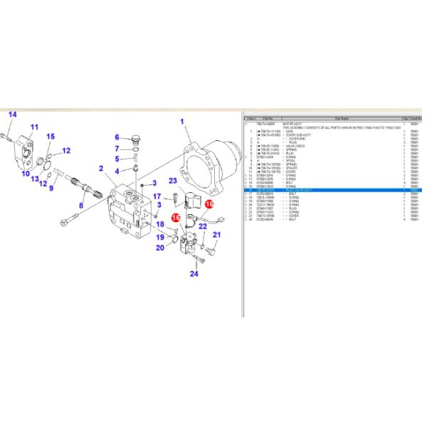 Pilot Solenoid Valve Assy 708-7R-01631 708-7H-01630 for Komatsu D155A D275A WA150 WA200