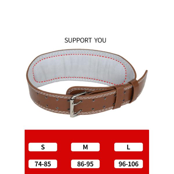 Heavy Duty Workout Boxing Gym Equipments Weight Lifting PU Leather Gym Belt